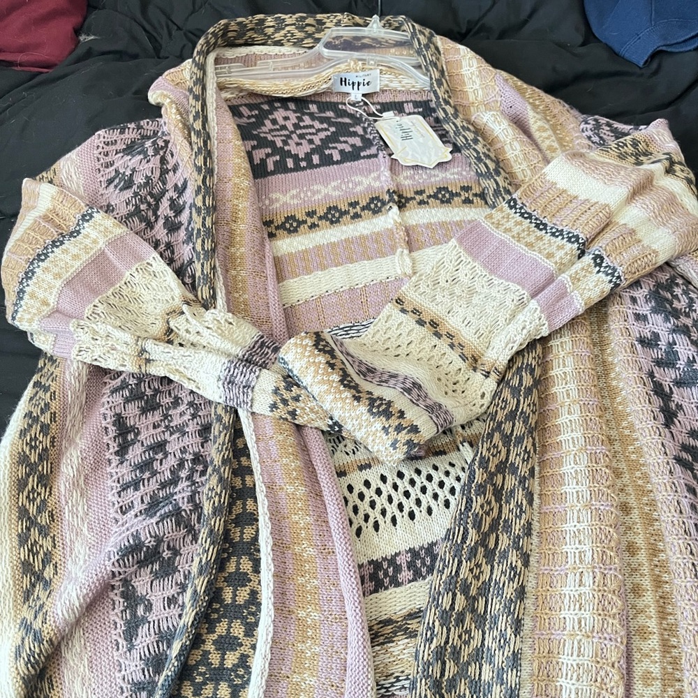 Lightweight sweater from military hippie size Large